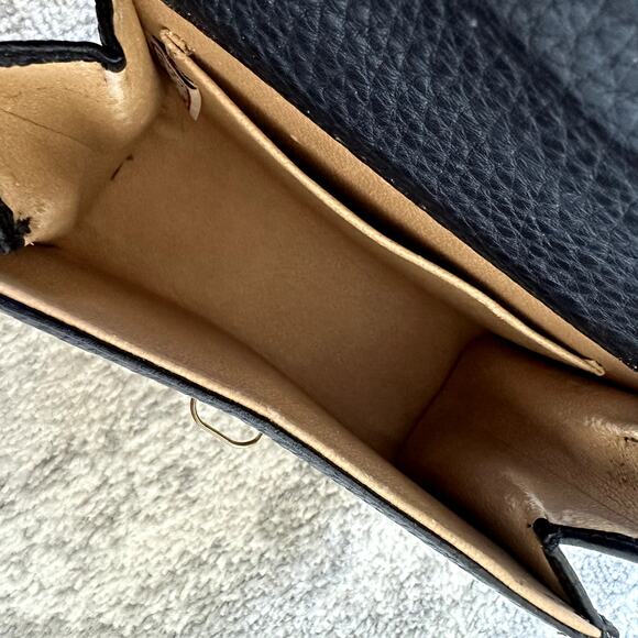 Dooney & Bourke  Rare Vintage Navy Leather Mini Crossbody Bag - Picture 9 of 15